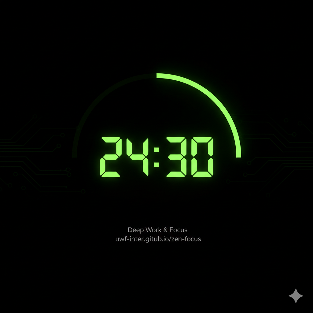 ZenFocus | Minimalist Timer for Deep Work